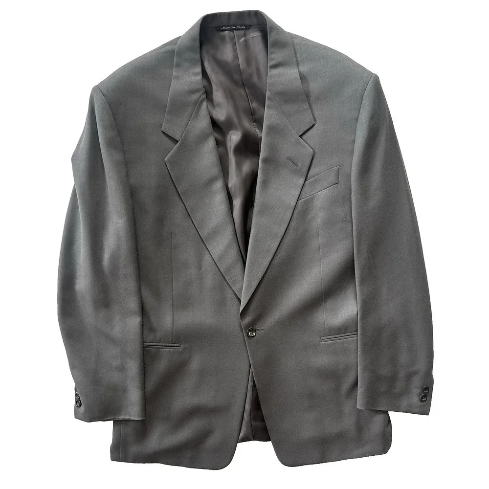 vintage mens taupe brown Canali Proposta blazer jacket sport suit coat 50‎ 40R